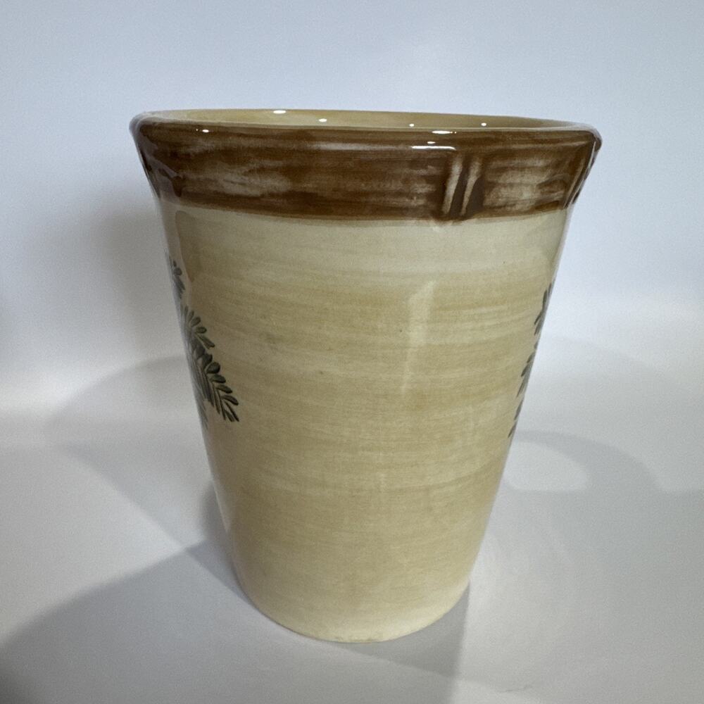 Home Trends WEST PALM Coffee Tea Mug Palm Tree Bamboo Border Replacement - Picture 2 of 8